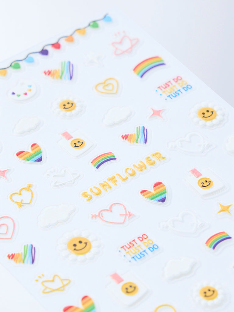 Studiowest Vibrant Assorted Nail Stickers