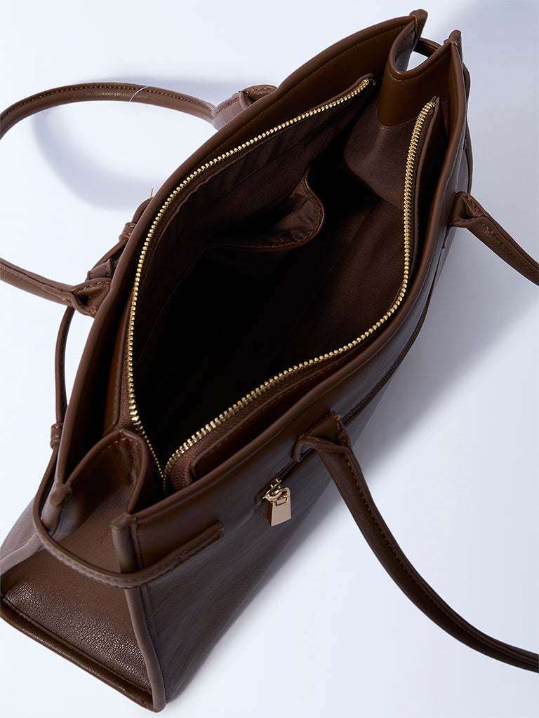 Westside Brown Satchel Bag