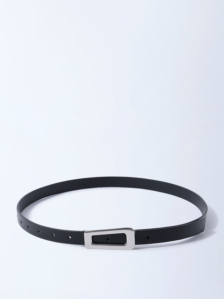 Westside Accessories Black Triangle Buckle Belt