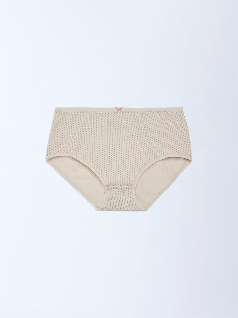 Wunderlove 3-Pack Printed Cotton-Blend Briefs