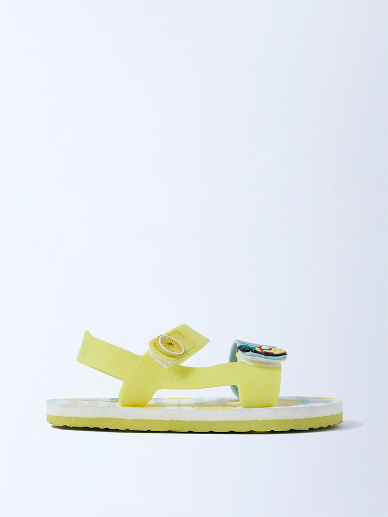 Yellow Lemon-Inspired Sandals