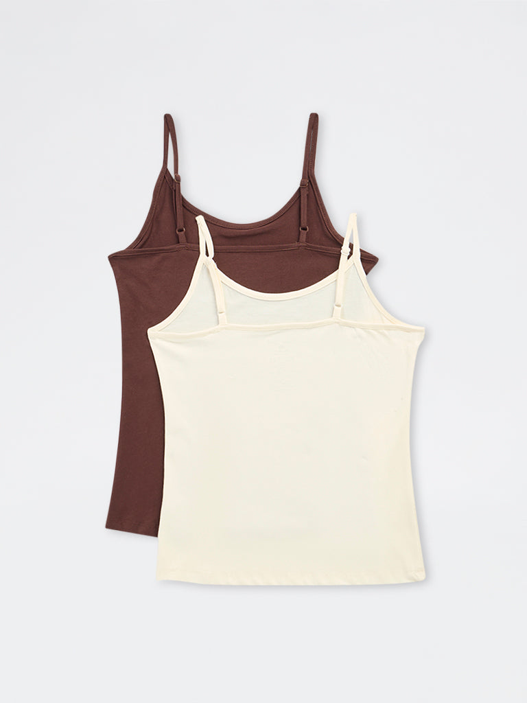 Wunderlove 2-Pack Cotton-Blend Camisole