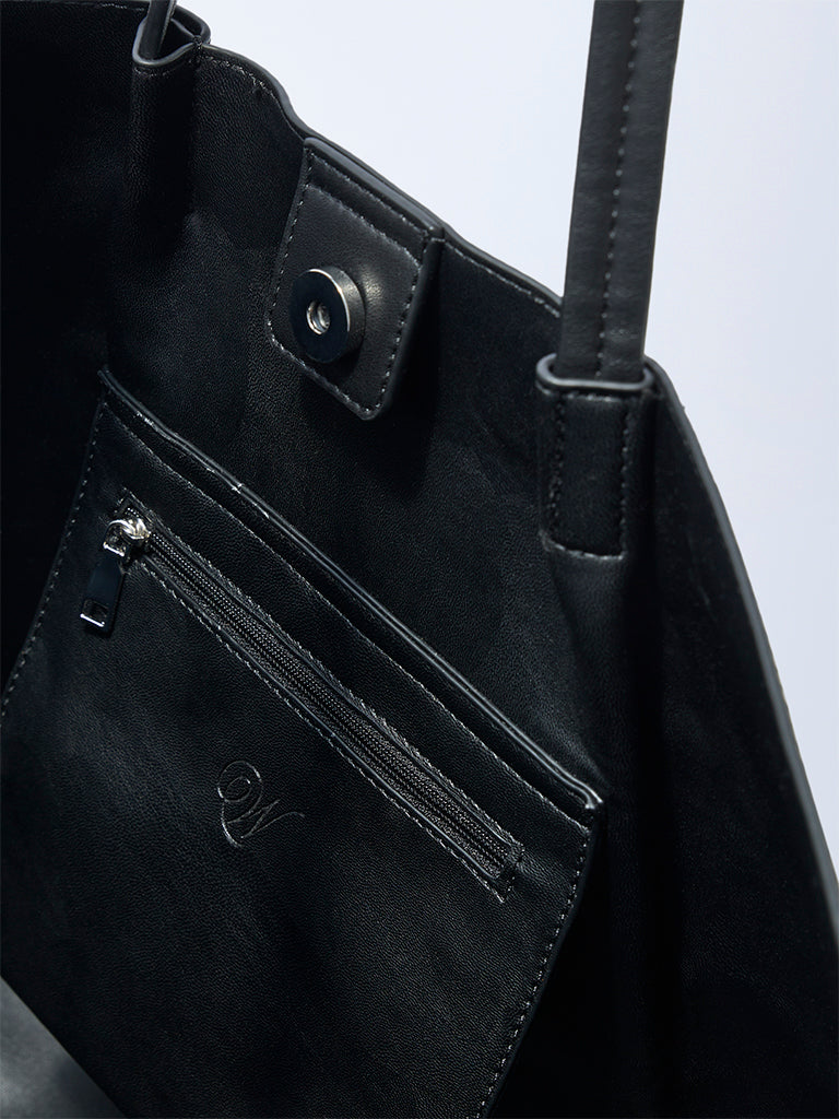 Westside Black Tote Bag