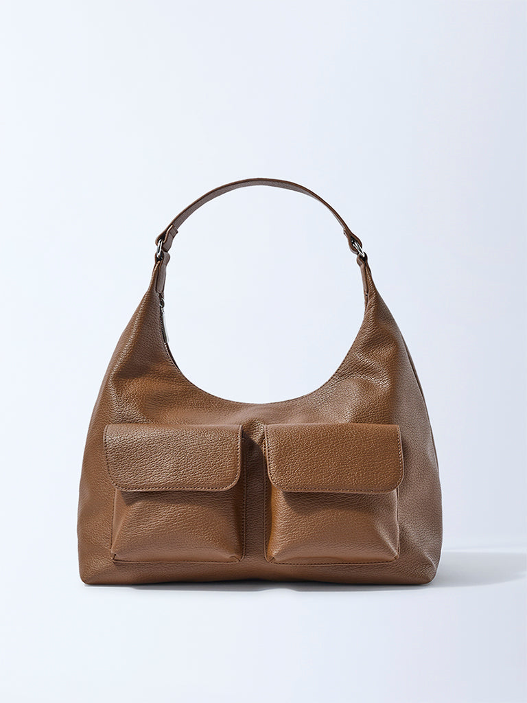 Westside Brown Hobo Shoulder Bag