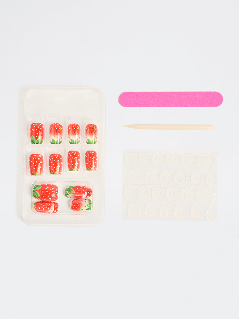 Studiowest Press and Go Strawberry Press-On Nail Set