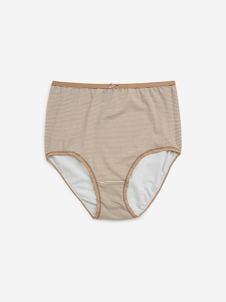 Wunderlove 3-Pack Printed Cotton-Blend Briefs