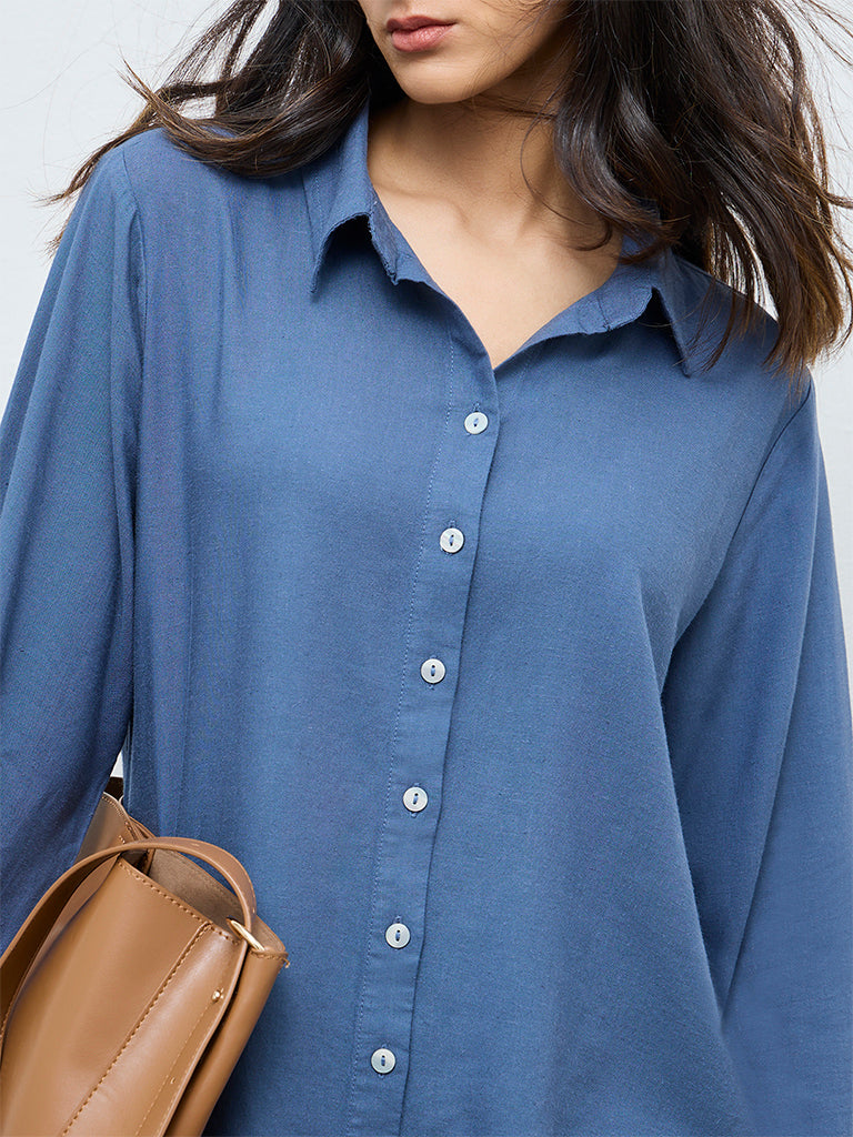Zuba Indigo Solid Tunic