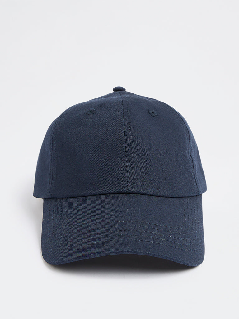 Westside Accessories Navy Cotton Cap