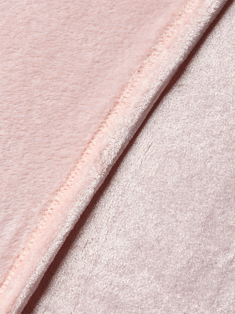 Westside Home Pink Queen Bed Fleece Blanket