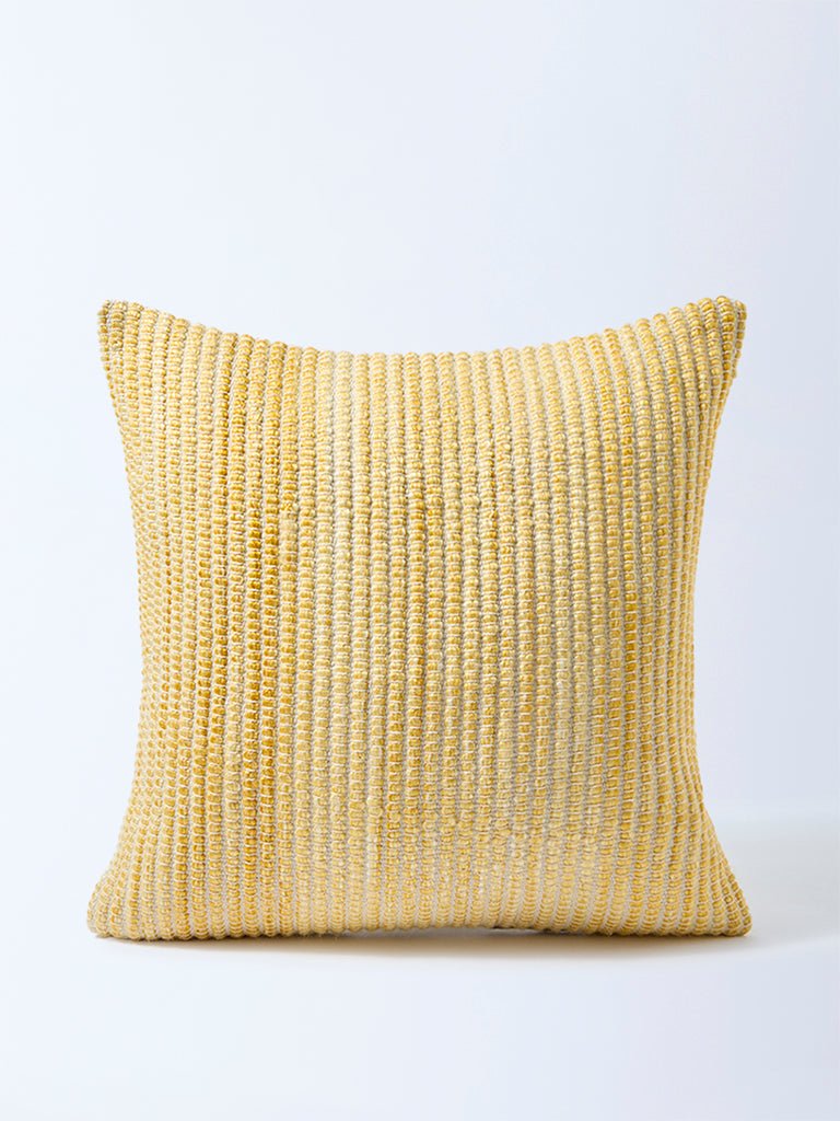 Westside Home Yellow Striped Cushion Cover