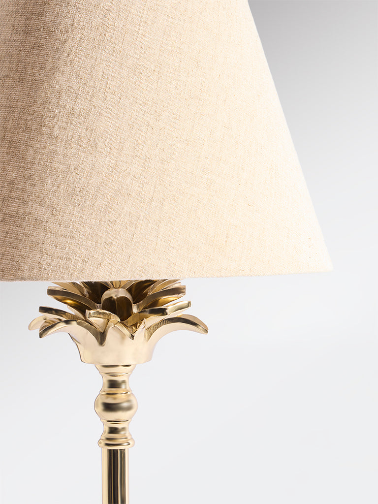 Westside Home Gold Palm Table Lamp