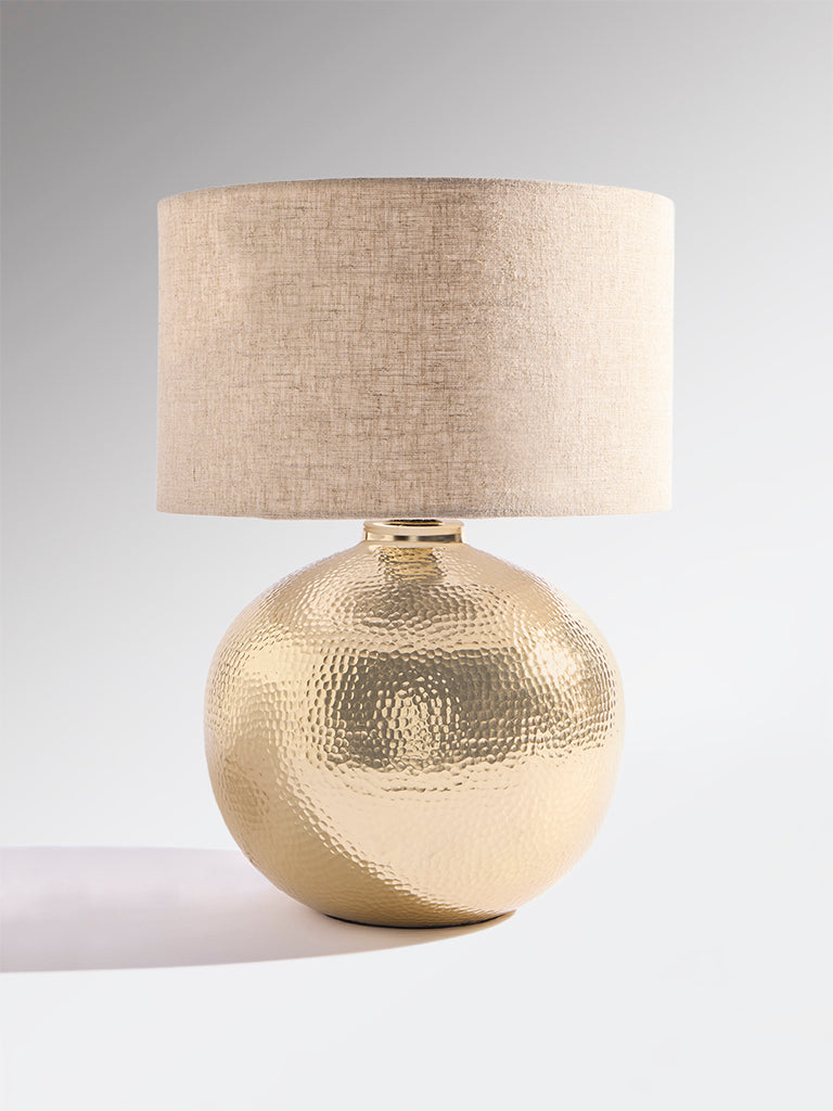 Westside Home Gold Hammered Table Lamp