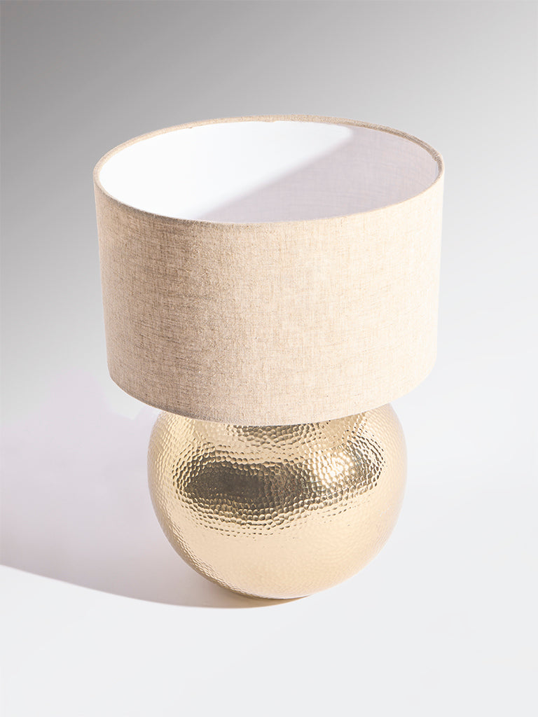 Westside Home Gold Hammered Table Lamp