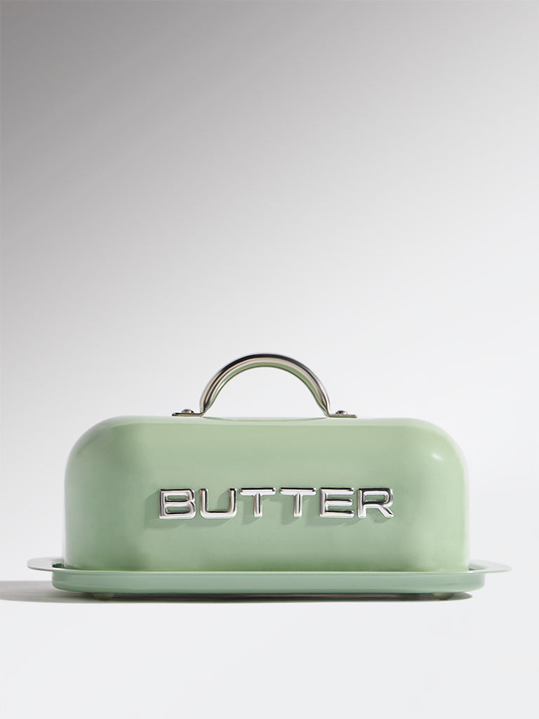 Westside Home Mint Butter Dish