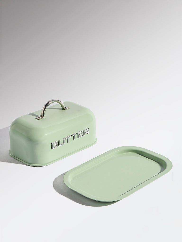 Westside Home Mint Butter Dish