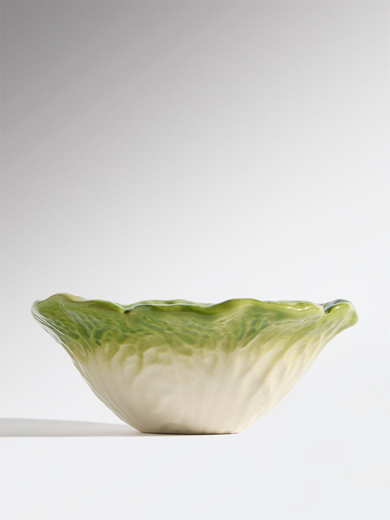 Westside Home Green Lettuce Small Bowl