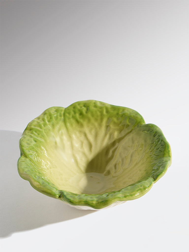Westside Home Green Lettuce Small Bowl