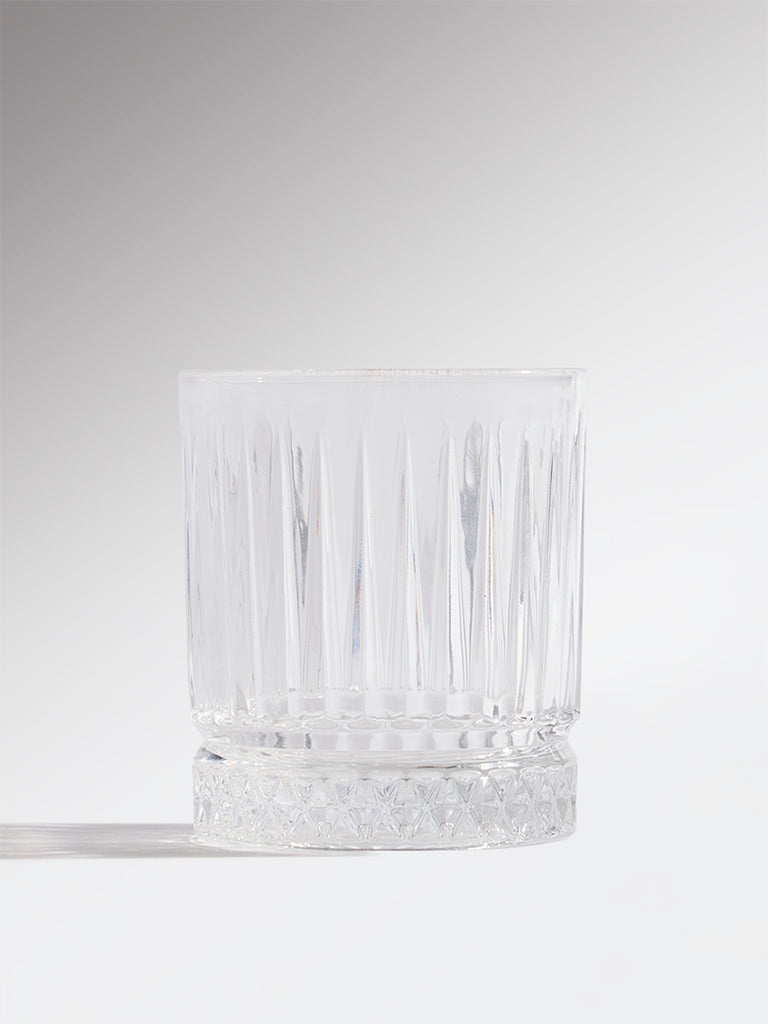 Westside Home Clear Textured Water Glass