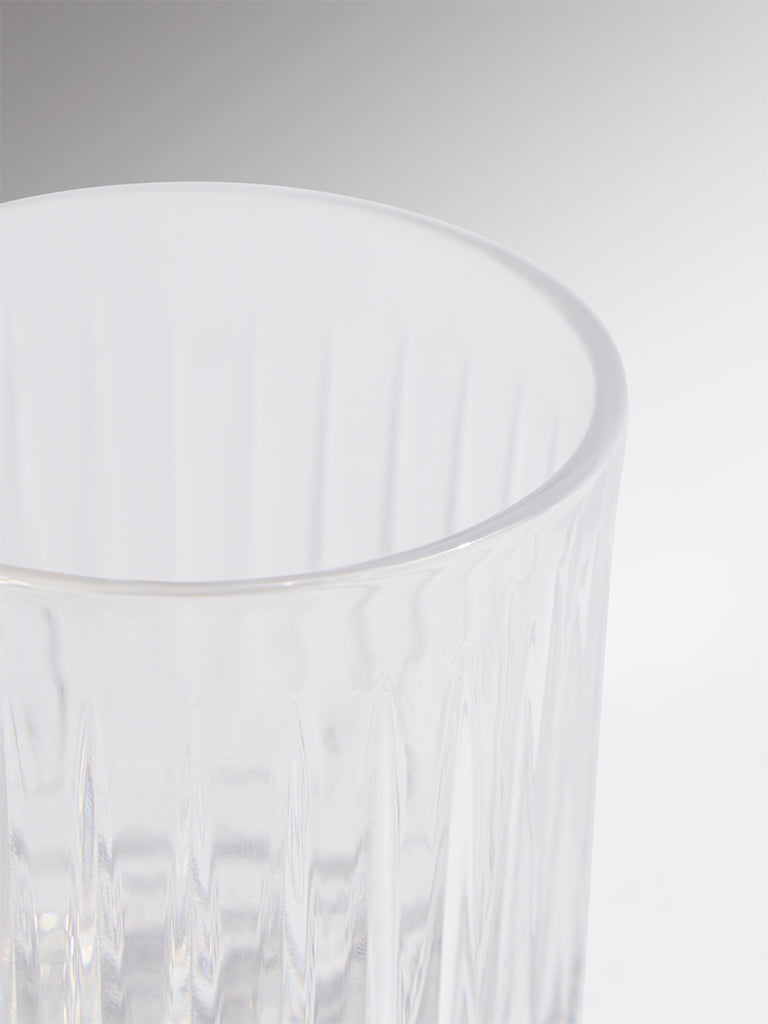 Westside Home Clear Textured Water Glass