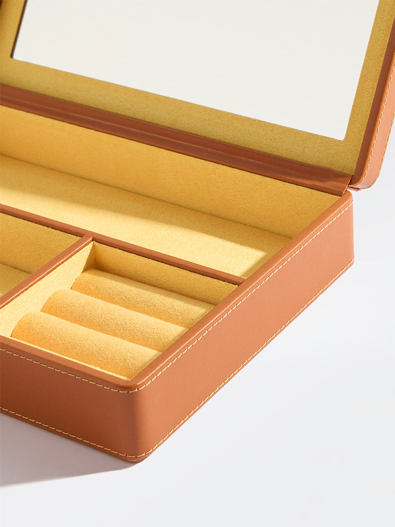 Westside Home Tan Jewellery Box - Large