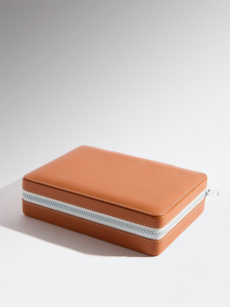 Westside Home Tan Jewellery Box - Small
