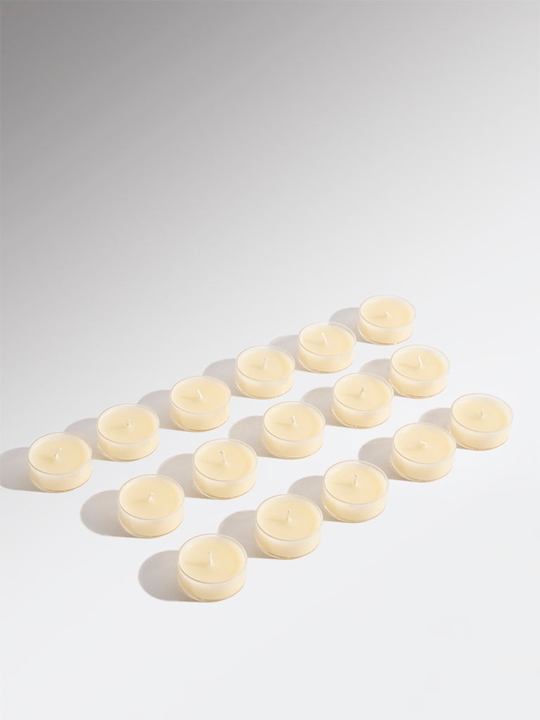 Westside Home Ivory Acrylic Tealights (Set of 16)