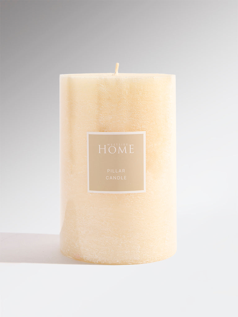Westside Home Ivory Pillar Candle
