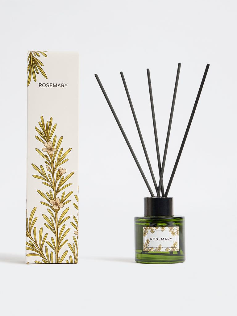 Westside Home Rosemary Fragrance Diffuser with Five Reed Sticks