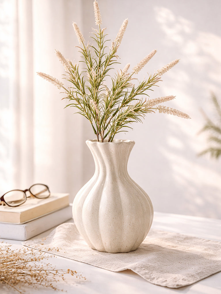 Westside Home Beige Common Reed Artificial Plant