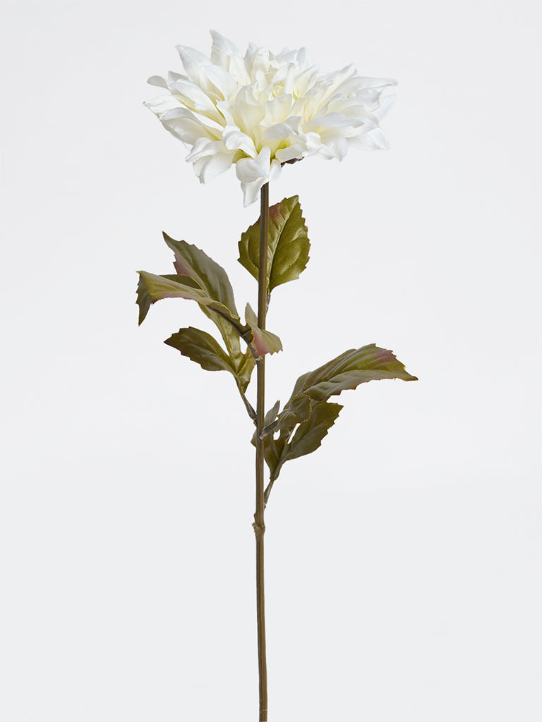 Westside Home White Artificial Dahlia Flower
