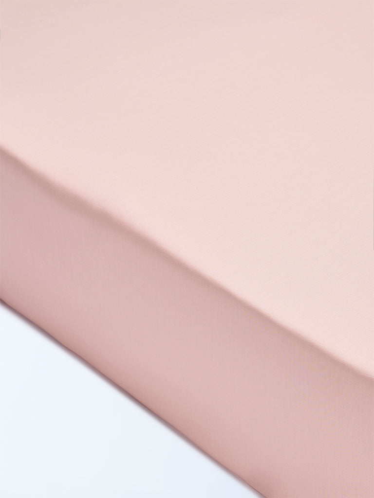 Westside Home Pink Solid King Bed Sheet Set