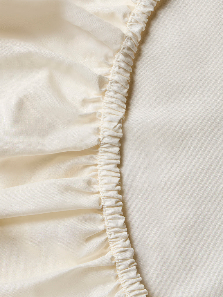 Westside Home White Solid King Bed Sheet Set