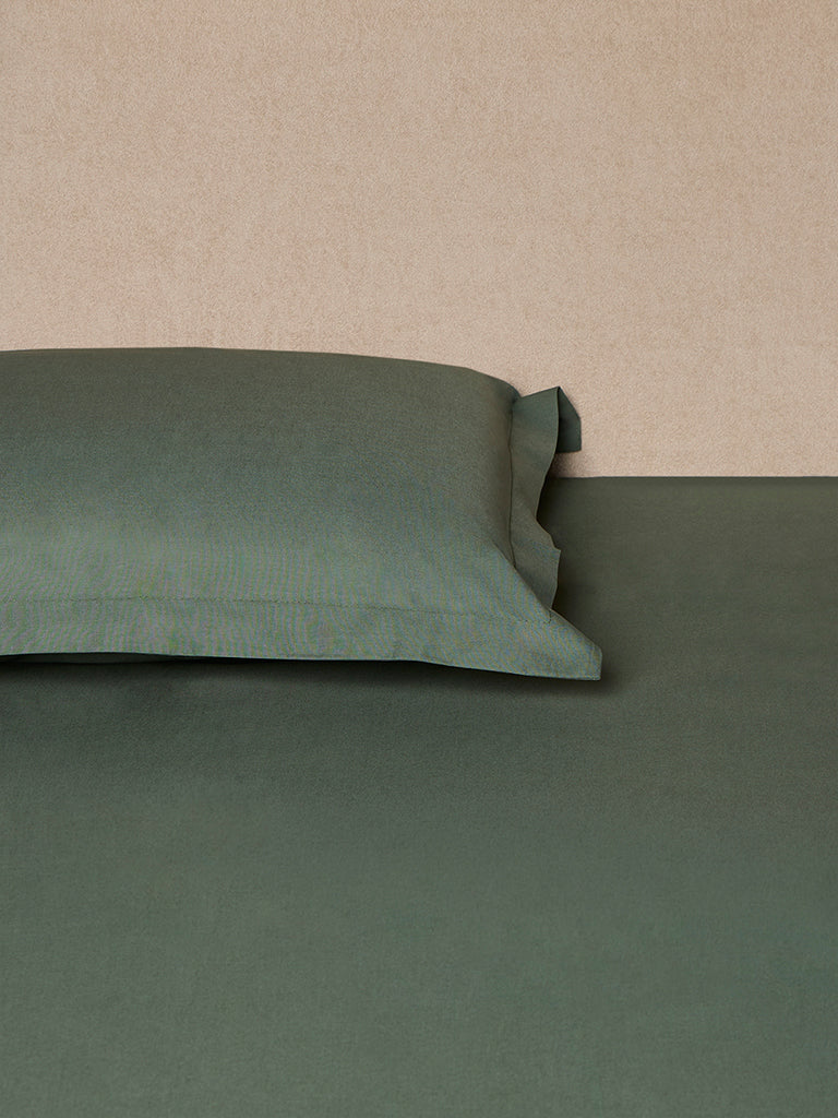 Westside Home Olive Solid King Bed Sheet Set