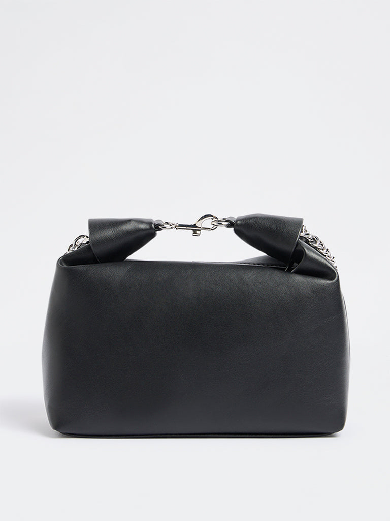 Westside Black Top Handle Bag