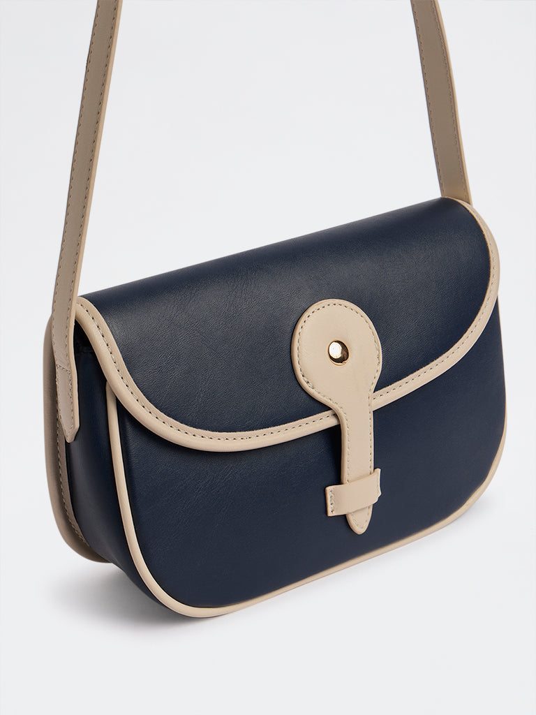 Westside Navy Nautical Sling Bag