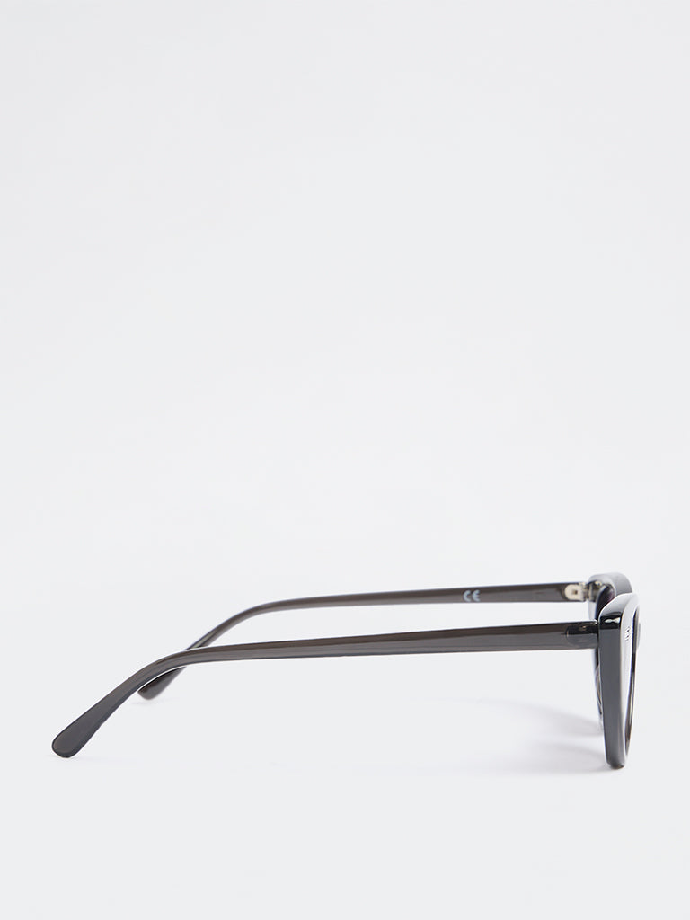 Westside Accessories Black Cateye Sunglasses - Comes with a Pouch and Cleaning Cloth