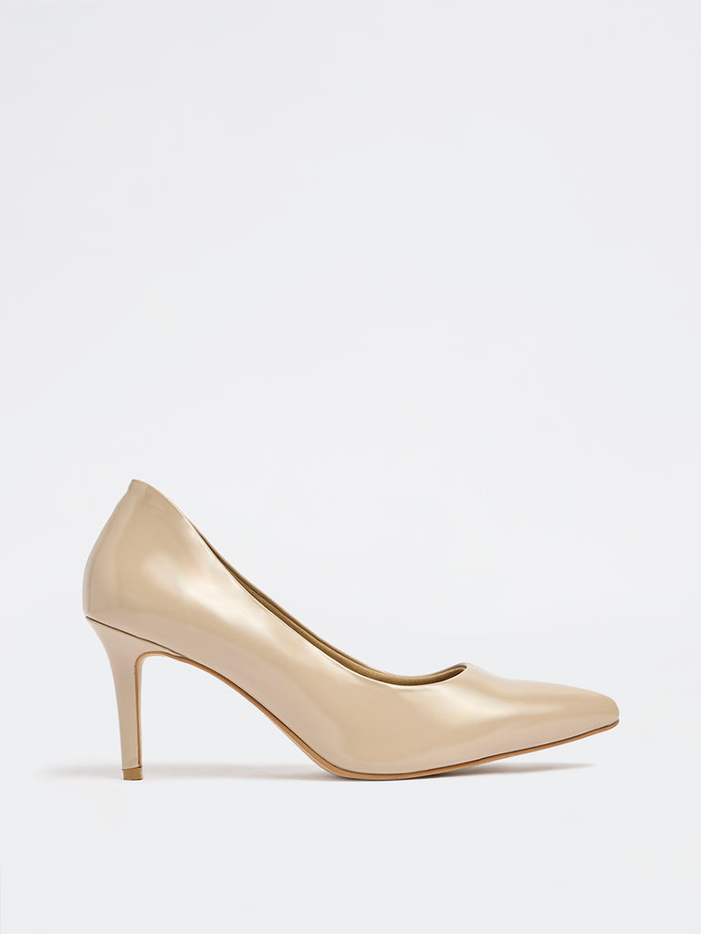 LUNA BLU Beige Stiletto Pump Shoes