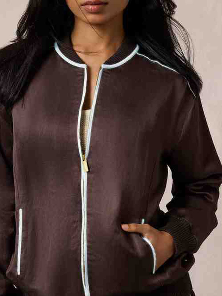 Solid Brown Jacket