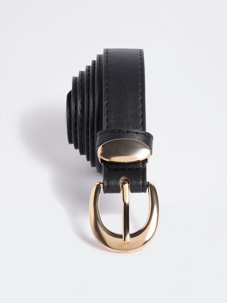 Westside Accessories Black Buckle Belt