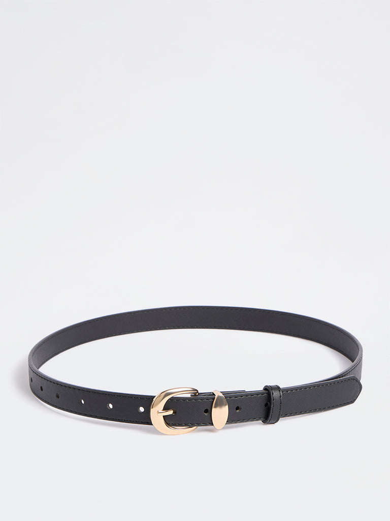 Westside Accessories Black Buckle Belt