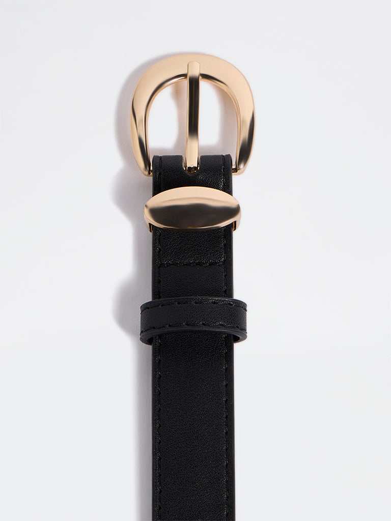 Westside Accessories Black Buckle Belt