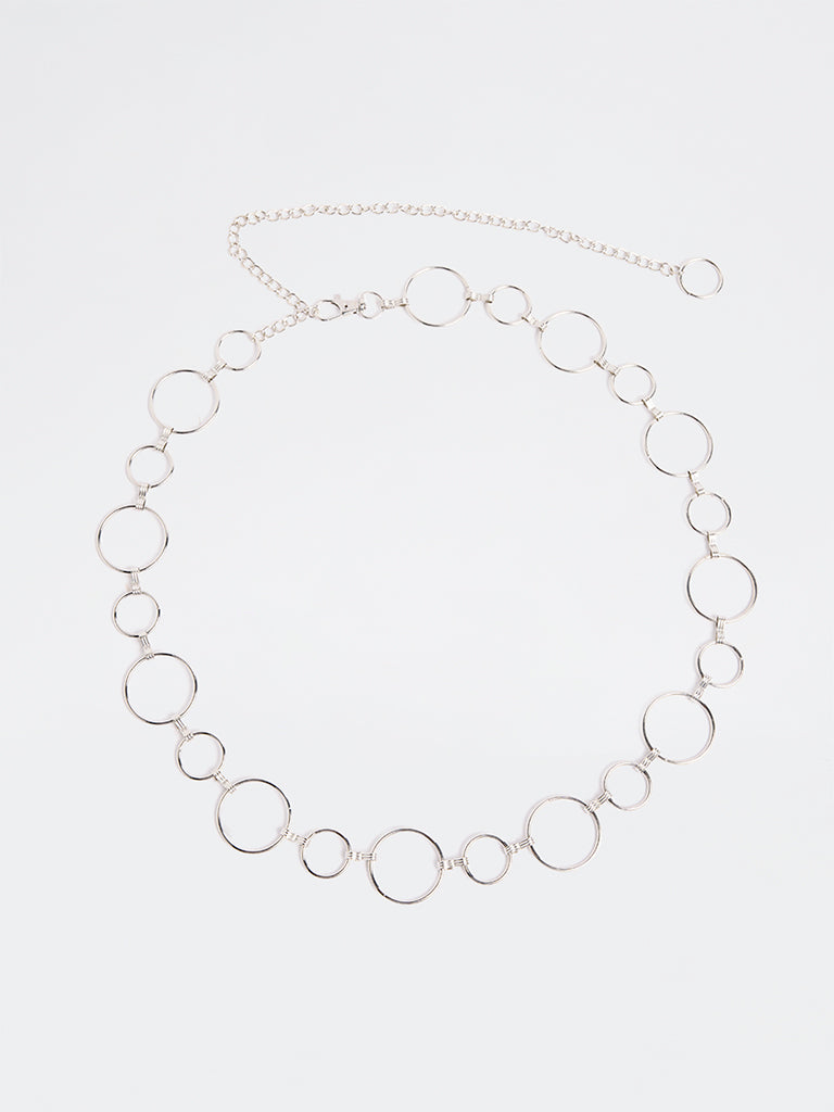 Westside Accessories Silver Link Chain Belt