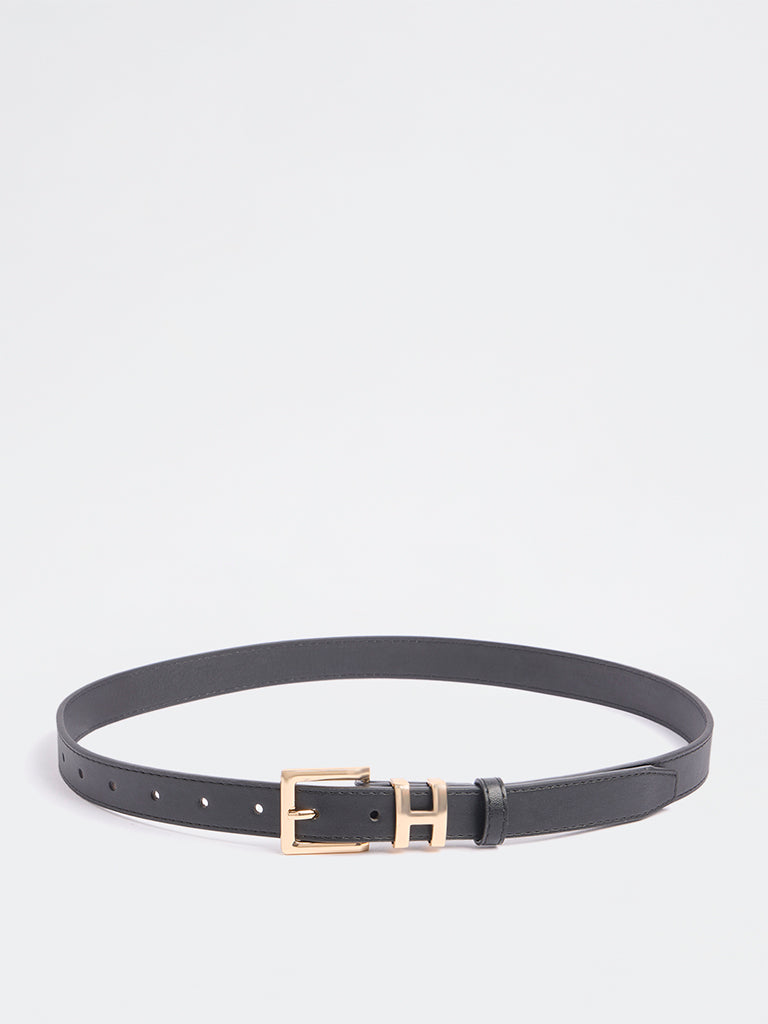 Westside Accessories Black H-Buckle Belt