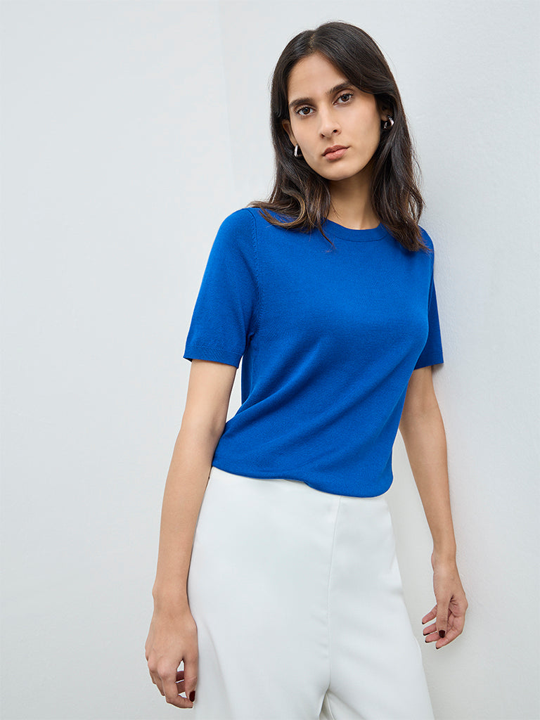Wardrobe Blue Solid Top