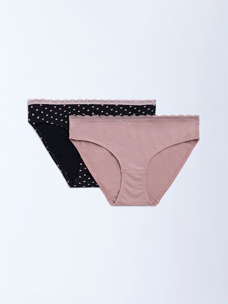 Superstar 2-Pack Cotton-Blend Bikini Briefs