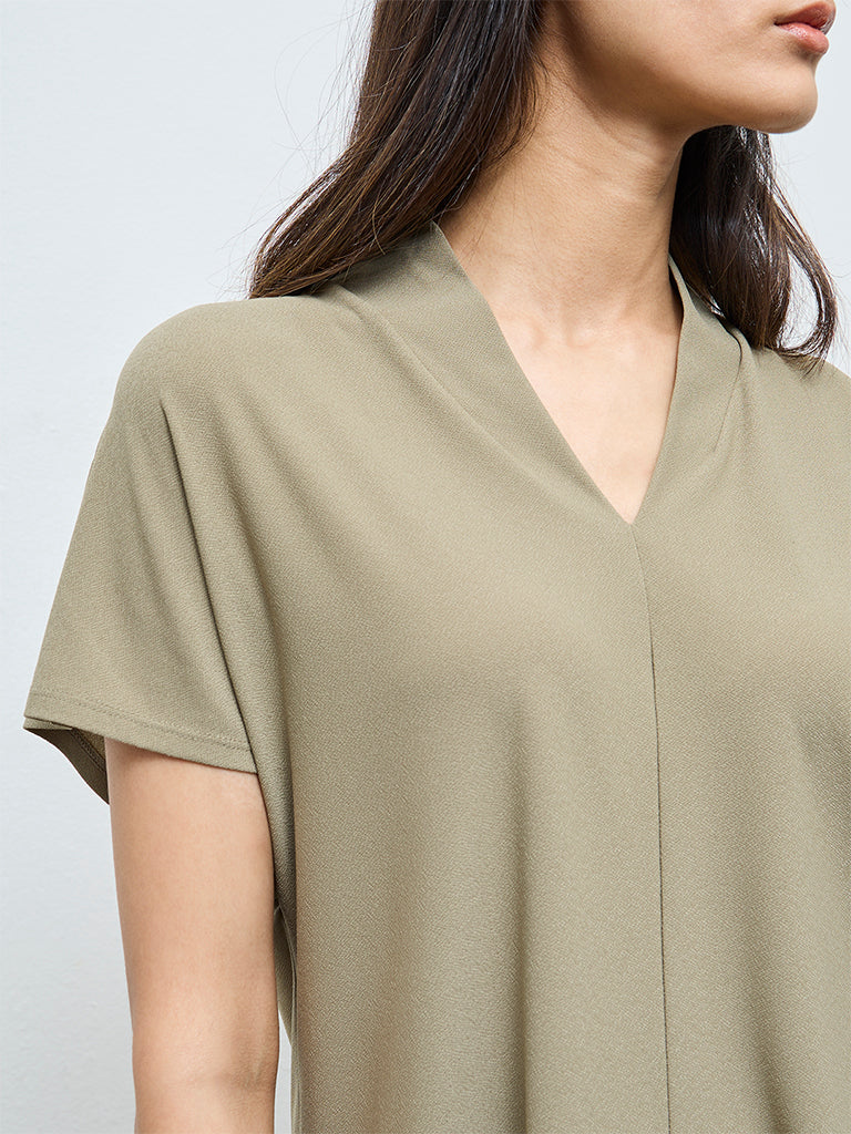 Wardrobe Olive Solid Top