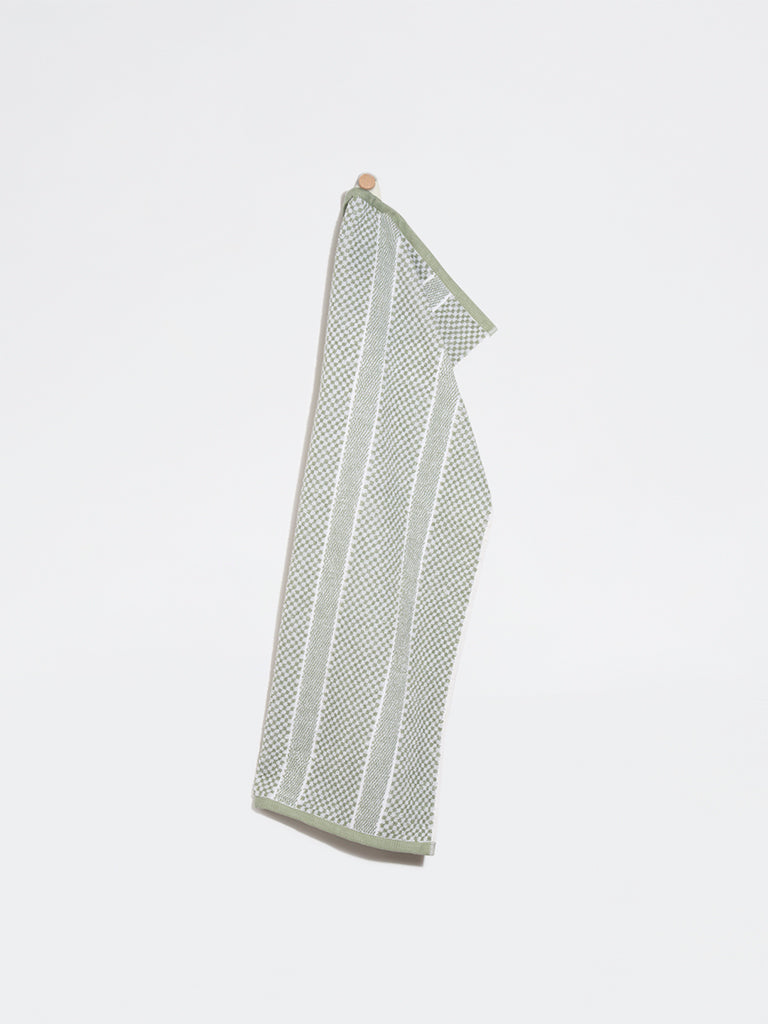 Westside Home Sage Popcorn Textured Hand Towel