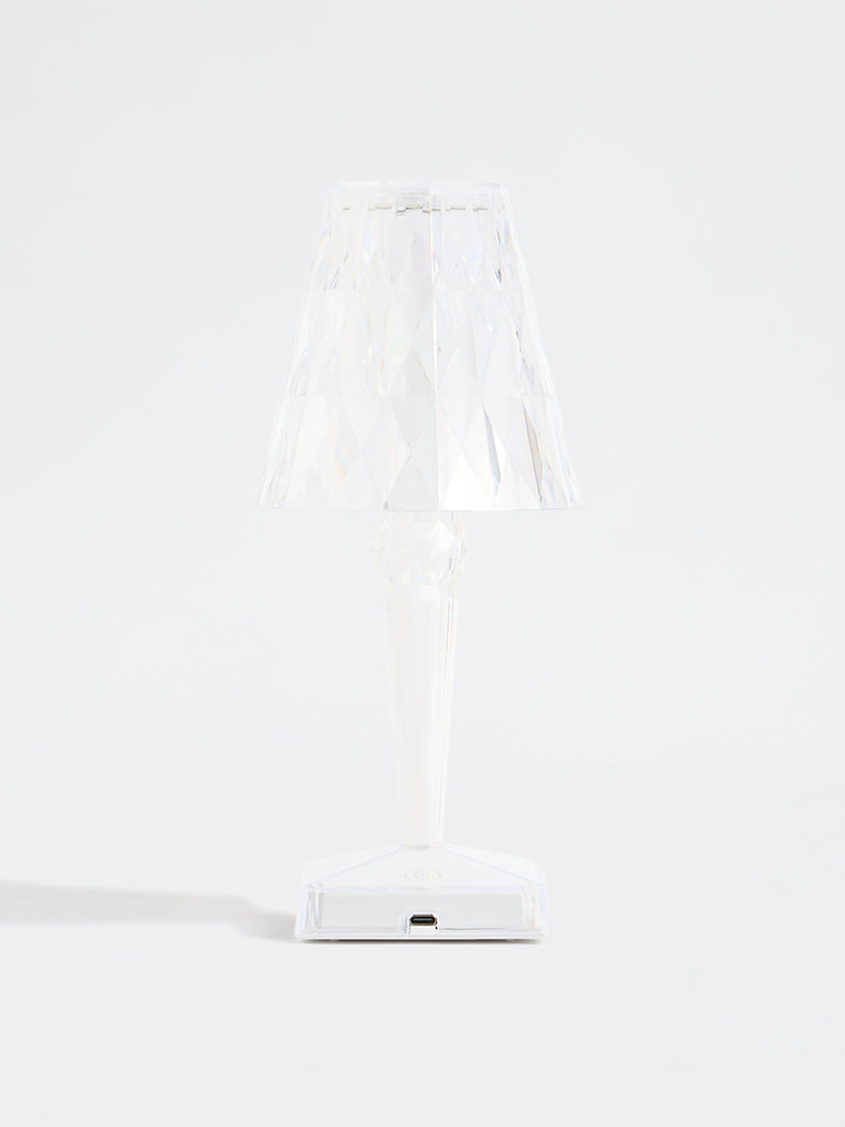 Westside Home Clear Acrylic Table Lamp