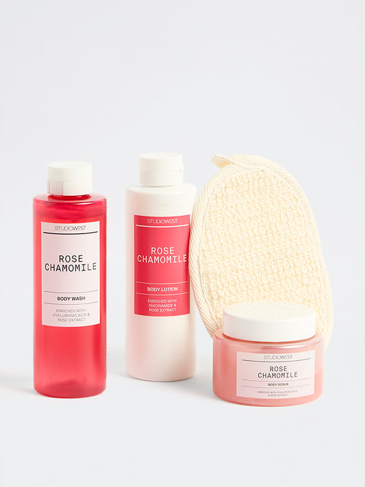 Studiowest Rose Chamomile Bath and Body Travel Set