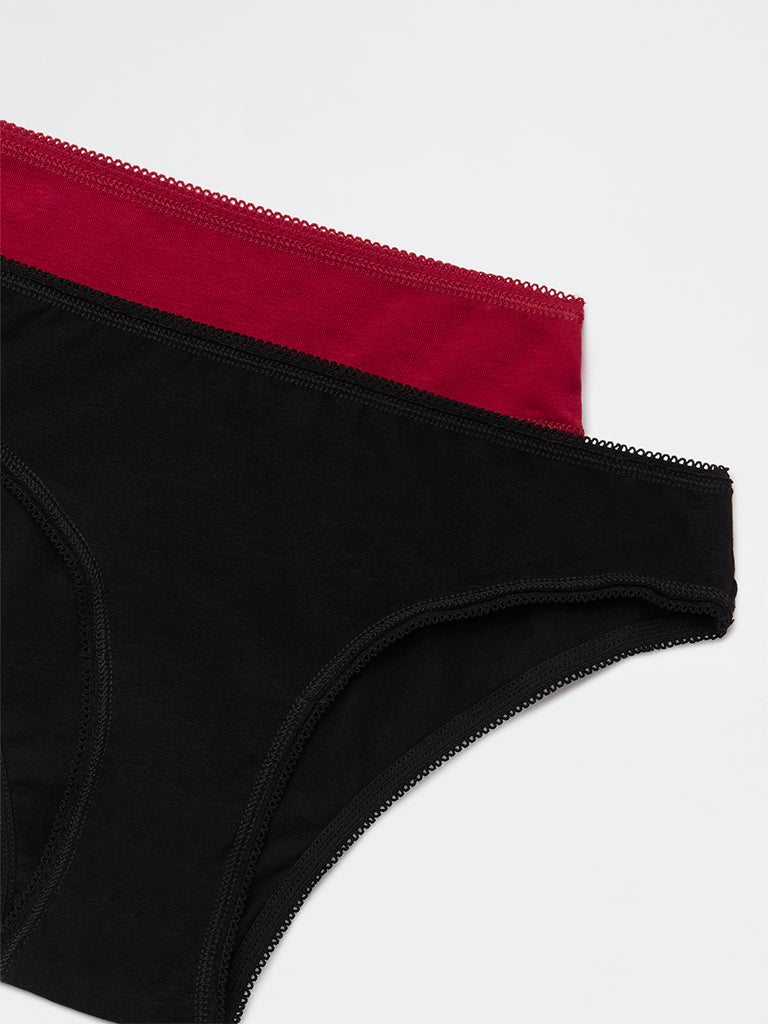 Superstar 2-Pack Cotton-Blend Brazilian Briefs